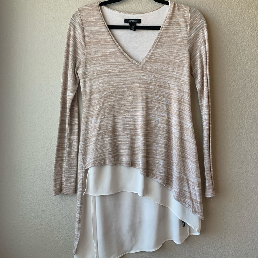 White House Black Market Asymmetrical Top